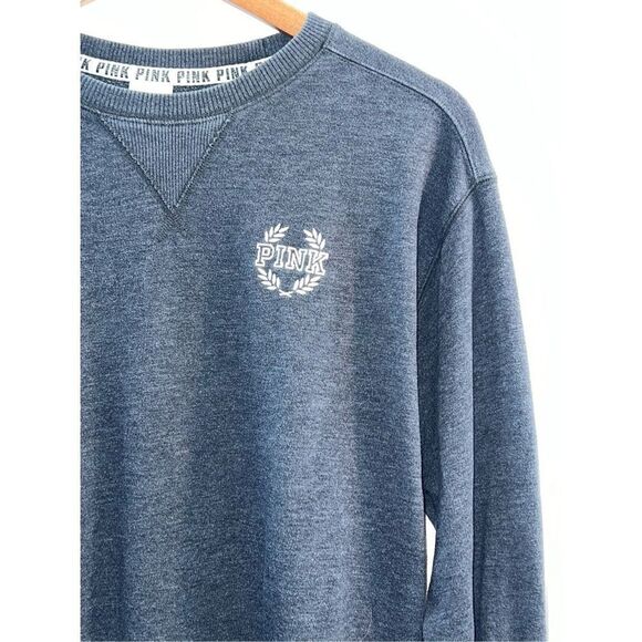 PINK Victoria’s Secret Gray Long Sleeve Sweatshirt - Picture 2 of 10